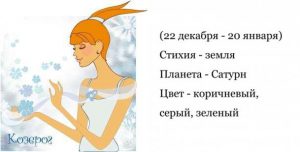 Знак Зодиак - Козерог 