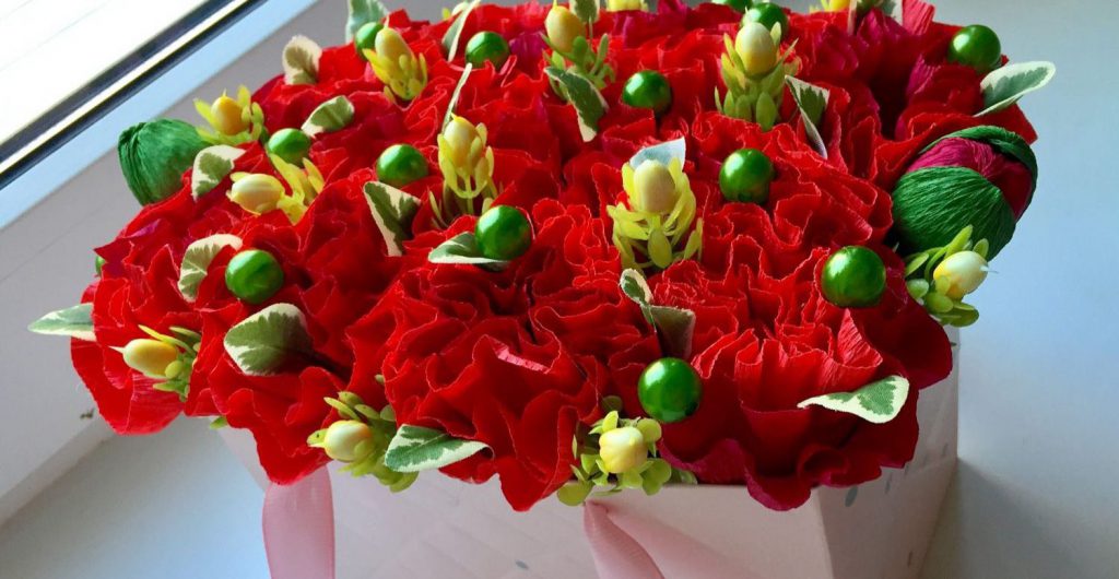 Букет цветов в презент