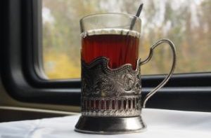 Стакан в подстаканнике в презент