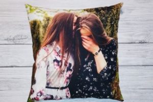 Подушка-сердце с совместным фото